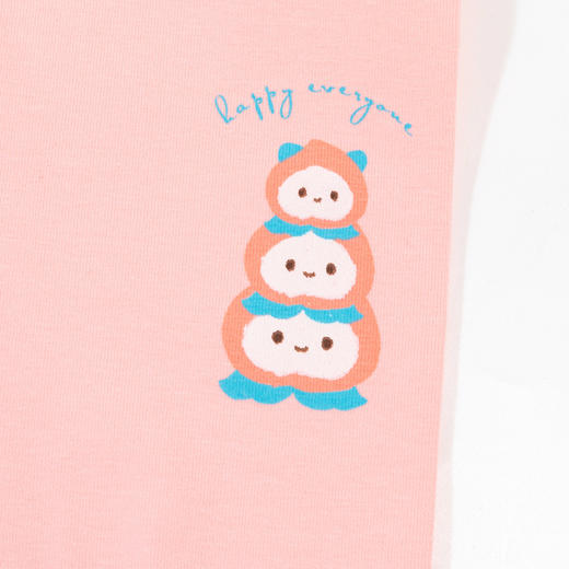 贝贝怡童装女童春秋家居服套头套装2024新款宝宝套头套装秋衣秋裤ZB3DT008 商品图4