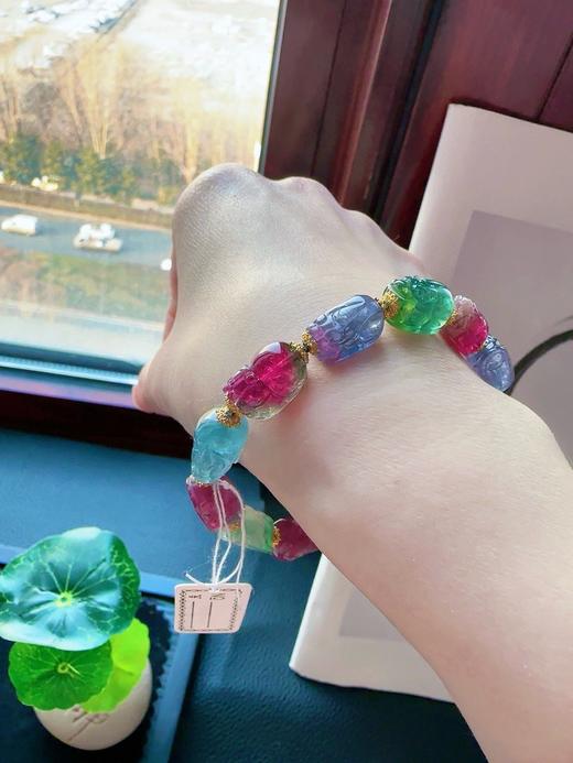 24.2g 雕刻碧玺手链 商品图8