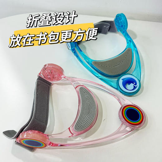 【自由调节高度 可折叠放书包】成人/儿童可调式颈托护颈二代 可调式家用颈椎矫正护具器 防低头 舒适透气 用起来超舒适！ 商品图2