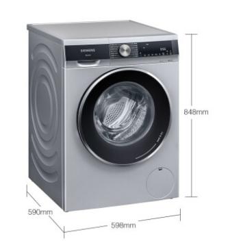 西门子洗衣机（252087）WJ45UM181W 10公斤大容量变频节能 智能除渍 全自动滚筒洗 商品图2