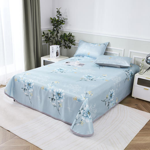 红蜻蜓 家纺夏天凉席冰丝席三件套单双人通用可机洗席子夏季宿舍用-竹影 席子/230*250cm 商品图3