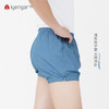 C2092艾扬格life丹宁蓝纯色男款牛仔色瑜伽短裤 商品缩略图2