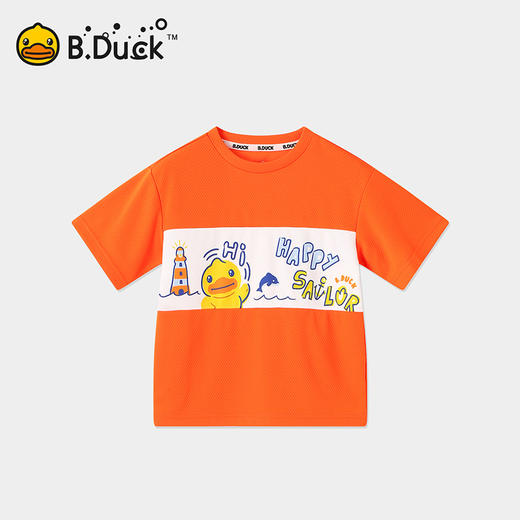 B.Duck小黄鸭童装夏季短袖T恤105-150 BF2501060 商品图3