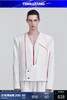 TIWILLTANG启世录“绅缦”无领开衫拉链解构呢西装秋季高级感西服 商品缩略图4