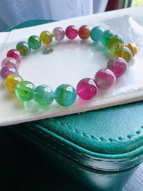 27.4g 9.4mm 碧玺手链