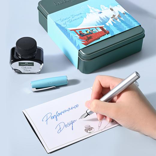 德国辉柏嘉钢笔书写墨水笔如恩钢笔四季礼盒CityWalk创意颜值送礼书法签字商务礼品（墨水颜色随机发） 商品图3