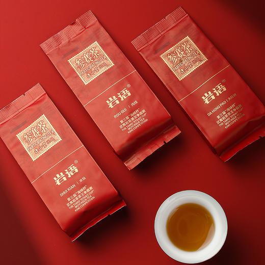 岩语 参赛茶礼盒装 特级大红袍水仙肉桂茶叶正宗武夷岩茶送礼60g 商品图7