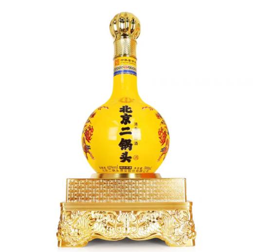 【单瓶33】永丰 北京二锅头 臻品黄龙 清香型 42度 500ml*2 整箱装 商品图3
