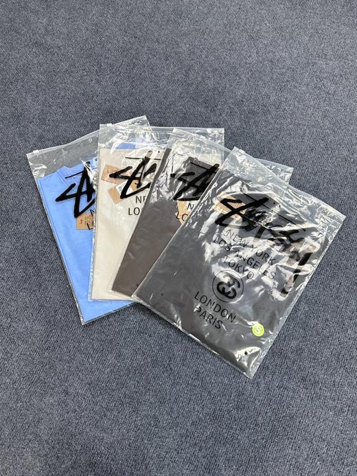 Stüssy 2024夏新款 LAZY TEE 反穿水洗圆领短袖T恤 男女同款 Z-11788 商品图14