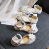 【防撞鞋头，舒适内里】女童公主包头凉鞋 2024夏季新款 时尚珍珠水钻儿童表演-QQ 商品缩略图2