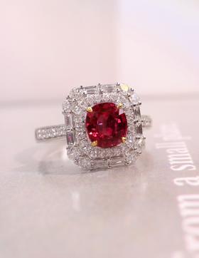 1.2ct 红宝石戒指