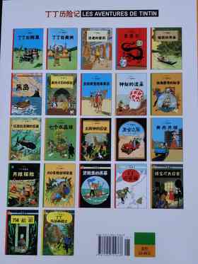 《丁丁历险记》，16开平装，彩绘本，比利时 埃尔热著，中国少年儿童出版社2021年版，印次不详，定价506，售价202元。品相95成