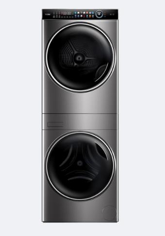 海尔（Haier）（252011）叠黛和美洗烘护一体式洗烘套装 10公斤直驱滚筒洗衣机全自动热泵烘干机家用 一屏智控 H9 B1010 商品图0