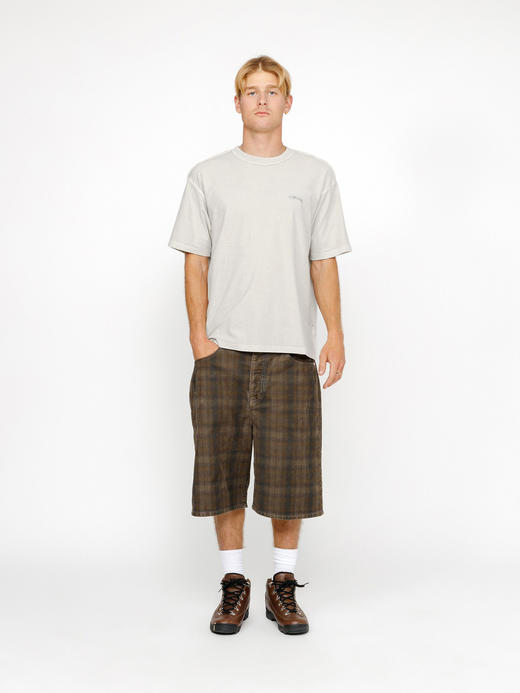 Stüssy 2024夏新款 LAZY TEE 反穿水洗圆领短袖T恤 男女同款 Z-11788 商品图6