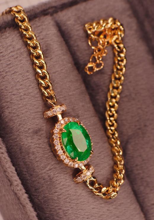 1.85ct 祖母绿手链 商品图2