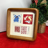 岁岁平安邮票、十二生肖岁岁平安实木摆件 商品缩略图3