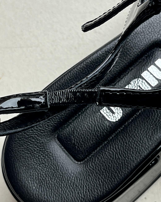 现货 THS 6.29-限时 缪家 女士 𝗧字带后空凉鞋 玛丽珍粗跟凉鞋 2色 BZ1186 商品图11