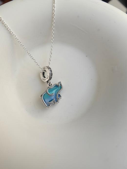 潘D拉纯银吉象项链 商品图5