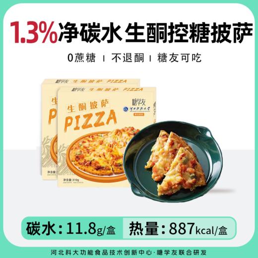 【糖学友】生酮披萨成品加热即食低碳无糖精比萨饼主食代餐芝士pizza 商品图0