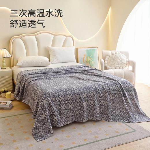 【爆款特价】龙之涵 三次高温水洗双层纱布盖毯 多功能毯 枕巾 枕套 A类标准 商品图2