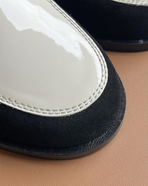 现货 THS 6.29-限时 香家 女士 厚底乐福鞋 双C水钻点缀乐福鞋 2色 BZ1185 商品图6