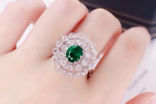 1.35ct 祖母绿戒指 商品图4