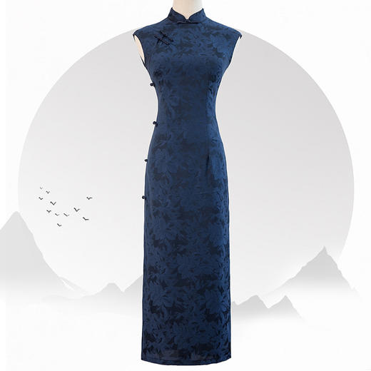 夏季年轻款气质修身高端国改良旗袍KK2832 商品图1