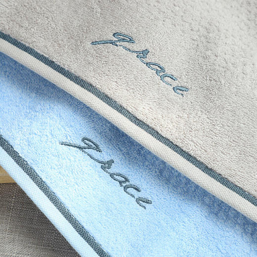 洁丽雅（Grace）长绒棉毛巾2条 7253颜色随机 商品图3