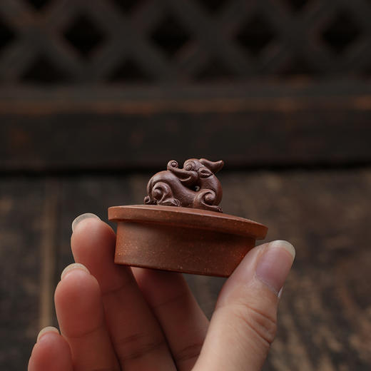 欧咏 方泉壶 宜兴紫砂原矿茶壶紫砂壶功夫茶泡茶壶茶具仿古 商品图5