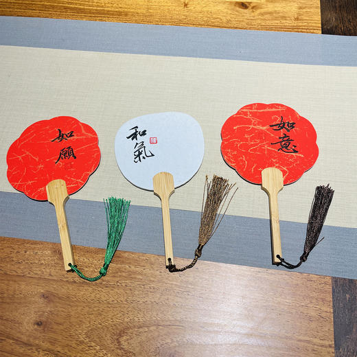 迷你宣纸团扇°款式随机 商品图0