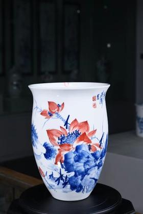 青花点彩和为贵