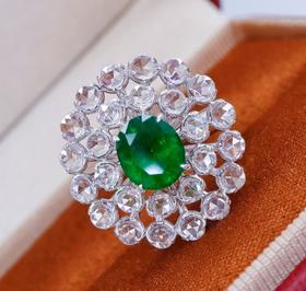 1.35ct 祖母绿戒指