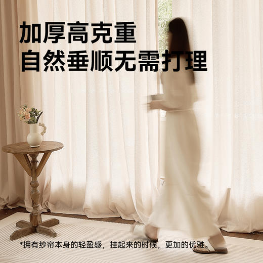 【鸟巢纱】 金蝉新款抗菌窗纱透光不透人纱帘 商品图4