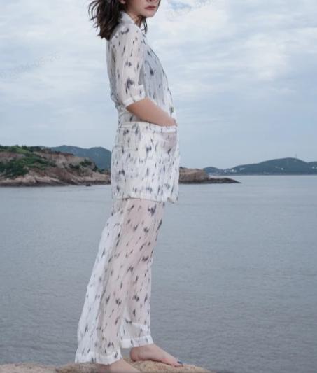 臣禾花染休闲裤K212061906 商品图0