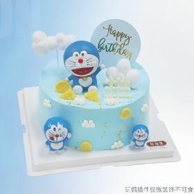 【送给小宝贝】哆啦A梦-动物奶油蛋糕