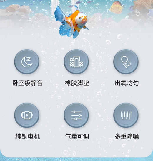 【增氧气泵】大气量静音增氧泵家用养鱼养龟大功率充氧 商品图1