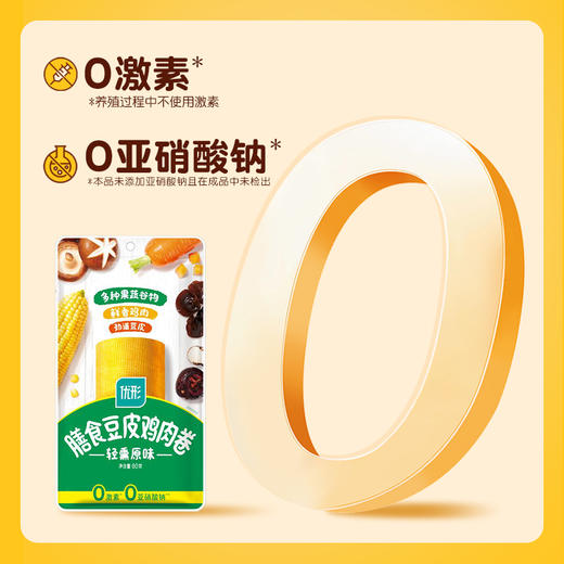 【低温锁鲜】优形膳食豆皮鸡肉卷80g/袋 商品图2