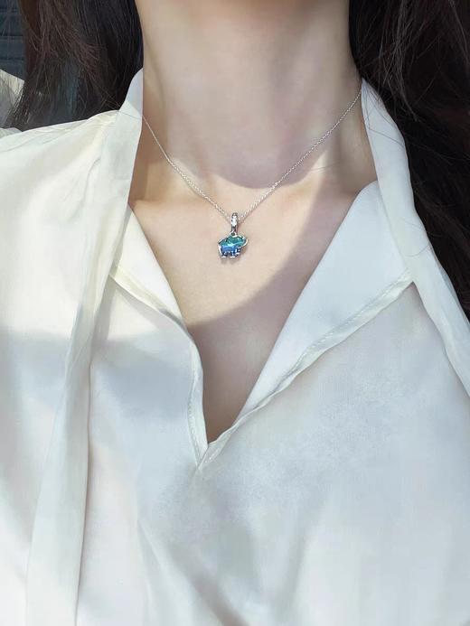 潘D拉纯银吉象项链 商品图0