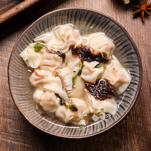 虾仁马蹄云吞黑猪肉虾仁飞鱼籽云吞，早餐新选择，鲜美劲道292g一包20个配调料 商品图4