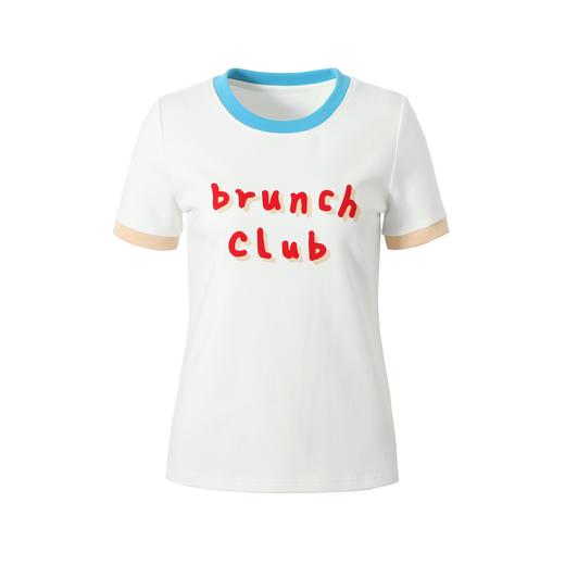 heris/H41112L/H41112H/手写标语印花彩色小T 商品图4