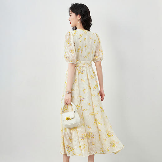 名媛气质度假风仙女，氛围感收腰显瘦连衣裙WLZD-2421307 商品图1