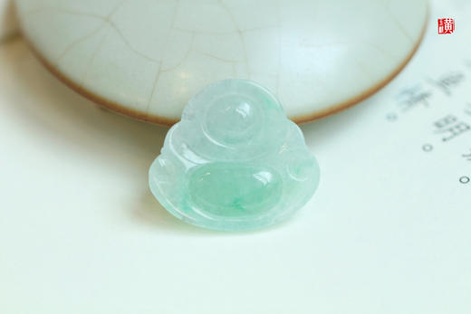 【吉祥如意】天然翡翠弥勒佛 配精美挂绳 商品图5