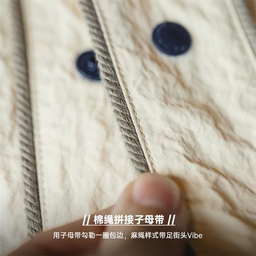 马登工装 美式复古开襟棒球衫Vibe撞色字母短袖衬衣男士Vintage衬衫夏 商品图4