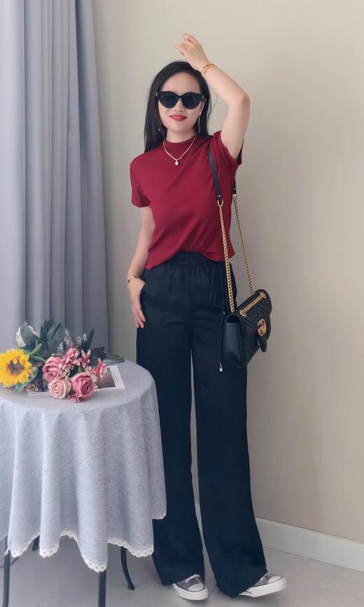 心水显瘦小螺纹经典款短袖纯色舒适打底tee！ 商品图6