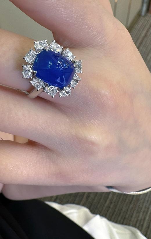 6.57ct 7.17g 蓝宝石戒指 商品图0