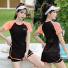 【FASHION，灵动活力少女~】分体泳衣女 爆款运动显瘦遮肚 时尚收腰显瘦裙式泳装 平角游泳衣套装-QQ 商品缩略图12