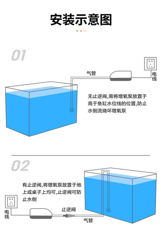 【增氧气泵】大气量静音增氧泵家用养鱼养龟大功率充氧 商品图11