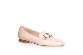 豪麟名鞋奥莱CESARE CASADEI女鞋平底鞋羊皮革C40636P杏色  原价4960元