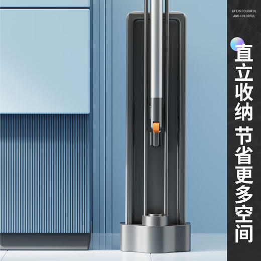 佳帮手  平板拖把  扫除道二代彩虹塑板免手洗平拖40-灰橙2布JBS-PBTB-CHJ140-GOG2P 商品图4