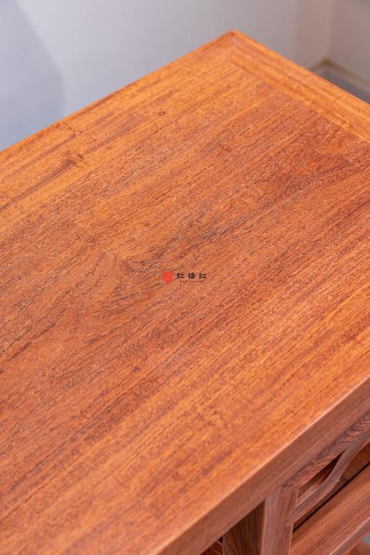 红桥红  家具严选  缅甸花梨(大果紫檀）  【210定制一块玉架几案】 商品图3